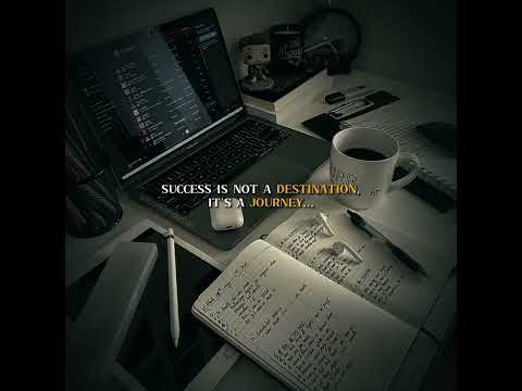 Success is not a Destination. It's a Journey.📈🖤. #motivation #mindsetminute #success #shorts