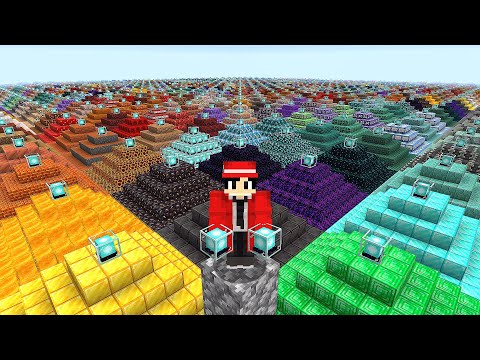 BEACON COM TODOS OS BLOCOS DO MINECRAFT HARDCORE