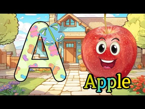 ABC phonic song - Toddler Learning Video Songs, A for Apple, Nursery Rhymes, Alphabet Song