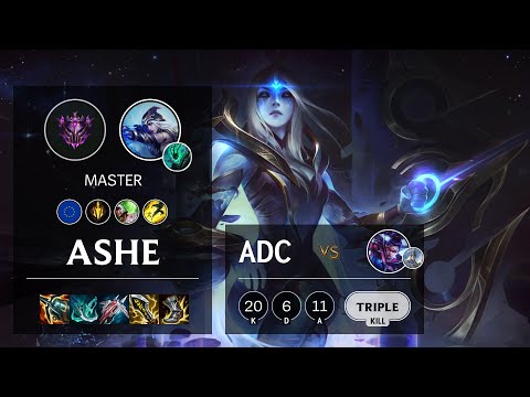 Ashe ADC vs Vayne - EUW Master Patch 11.18