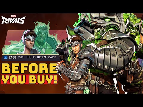 Hulk Green Scar Skin Showcase | Before You Buy - Marvel Rivals