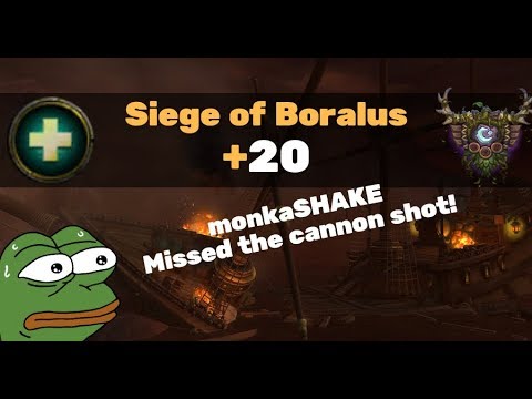 Siege of Boralus +20 - Resto Druid (Zmug) PoV
