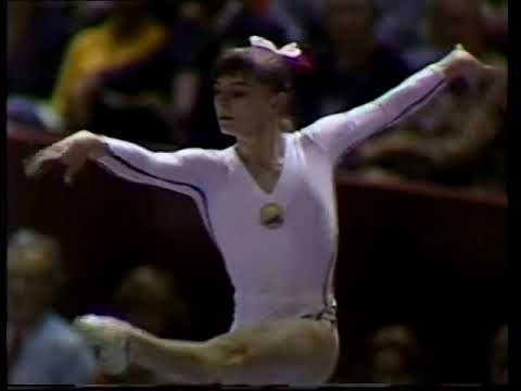 Teodora Ungureanu 1976 Olympic Games Balance Beam Finals