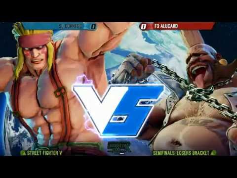 Street Fighter 5 Tournament: Summer Jam X Semis - SJ CornFGC (Alex) v F3 Alucard (Birdie)