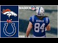 Broncos Vs Colts Week 2 Simulation Madden 26 Rosters