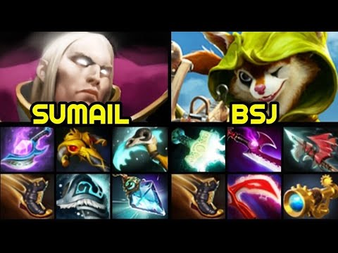 SUMAIL First Invoker Game in New Patch — Hard Game vs Hoodwink 7.28 Dota 2