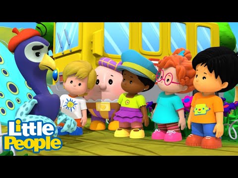 Little People Mini Adventures | Peacock Party! | Kids Cartoons - Kids TV Series, Kingdom Kids Zone - Little People - Fisher Price