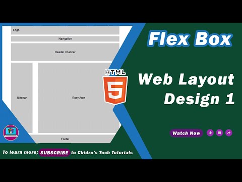 How to create Website Page Layout in HTML CSS using Float Web Layout Design Tutorial 01 