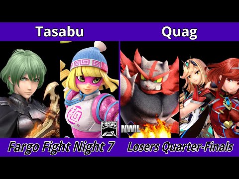 Fargo Fight Night 7 - Losers Quarter-Finals - Tasabu (Min Min, Byleth) vs Quag (Incineroar, Aegis)