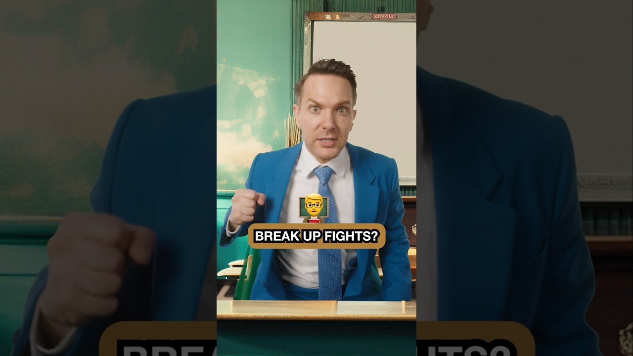 Illegal For Teachers To Stop Fights?! #law #education