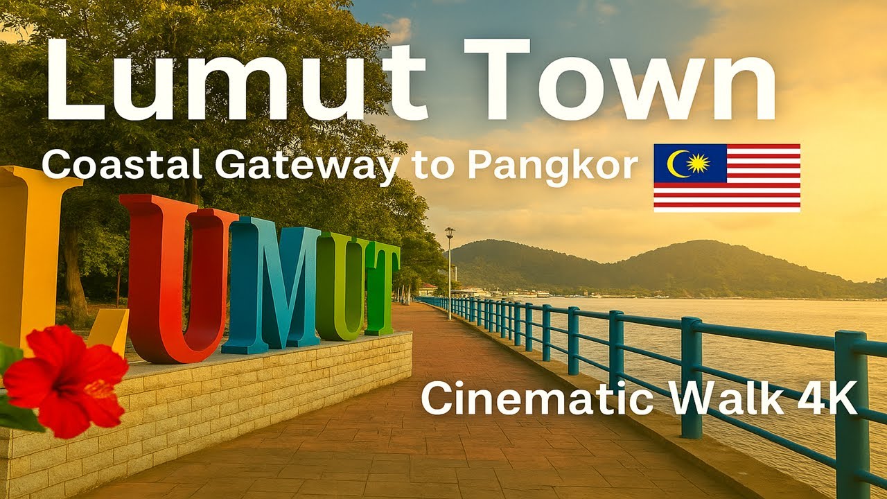 Lumut, Perak 🇲🇾 | Coastal Gateway to Pangkor Island | Cinematic Walk 4K