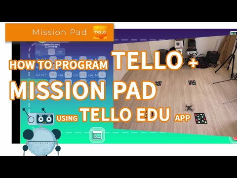 How to program TELLO drone with Mission Pads using DJI Tello EDU application.