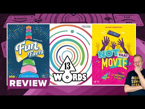 Game Review: Fun Facts, 13 Words, and Not That Movie!