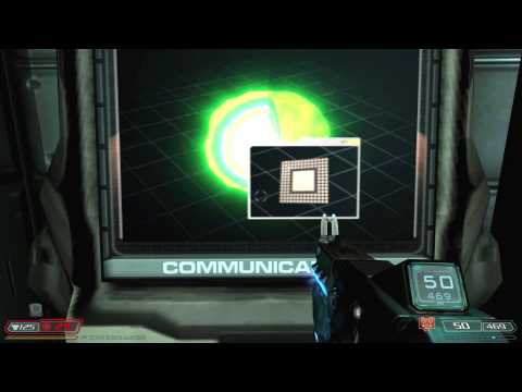 Doom 3 (BFG) Walkthrough "Nightmare" 1440p maxed graphics PART 23 - Central Server Banks