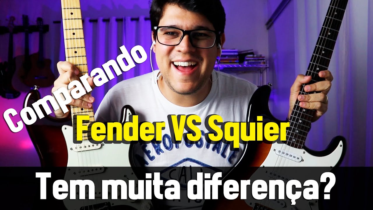 Guitarra Squier VS Fender | Guitarra Cara VS Guitarra Barata | Guitarra de R$ 16.000 VS R$ 1.450