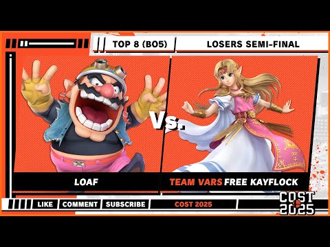 COST 2025 - Losers Semi - loaf (Wario) VS Free KayFlock (Zelda) - Super Smash Bros. Ultimate - SSBU