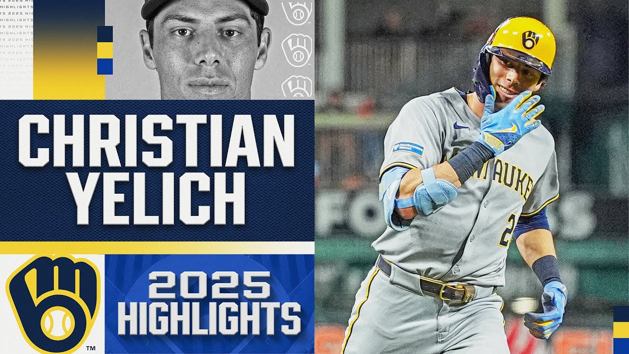 Christian Yelich led the charge for the Brewers in 2025! 🥞 (Full MLB season highlights)