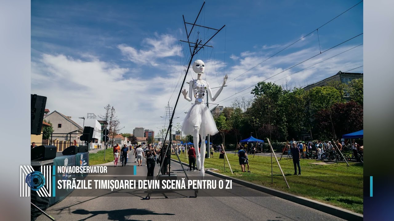 Străzile Timișoarei devin scenă pentru o zi