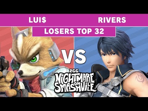 2GG NoS - Lui$ (Fox) Vs Rivers (Chrom) Losers Top 32 - Smash Ultimate