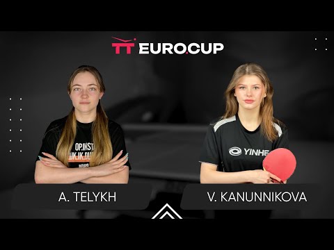 19:40 Anastasiia Telykh - Vasylysa Kanunnikova 15.05.2024 TT Euro.Cup Women Ukraine Star.TABLE 4