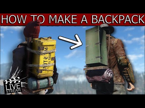 TU3SD4Y'S Modding Tutorials - How to Make a Backpack - Fallout 4 Modding