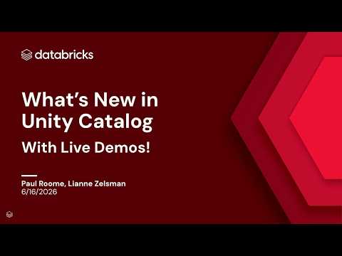 Watch: What’s New in Unity Catalog With Live Demos!