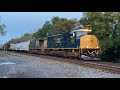CSX 4572 EMD SD70MAC Leads This Evening S CSX M367 Through Centerport 9 20 22 4K60