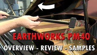 Video thumbnail for Earthworks PM40 PM40T Piano Microphone System Review with Samples by purewaveaudio