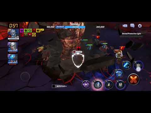 Marvel Future Fight - Squad Battle using T3 Apocalypse