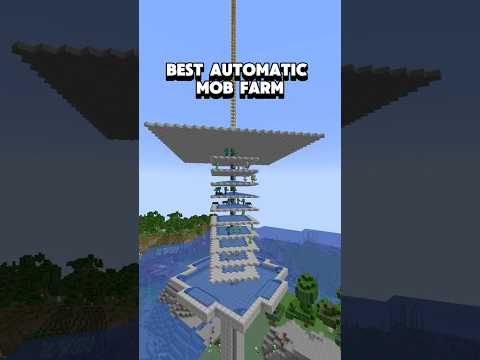 Best Automatic Mob Farm In Minecraft! #minecraft #survival #minecraftfarm