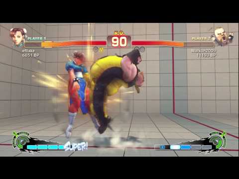 SSF4: Uryo (Chun-Li) VS Markun (Rufus)