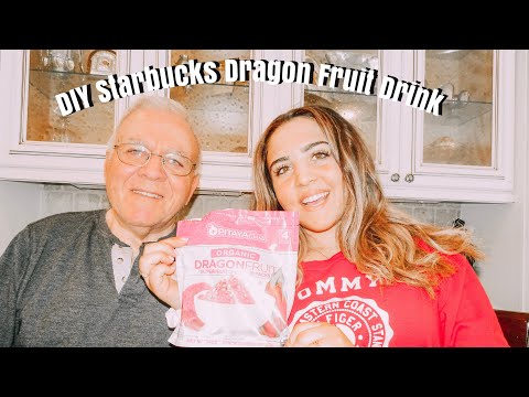 ☆DIY: Starbucks Dragon Fruit Drink☆| How to make a Starbucks Drink