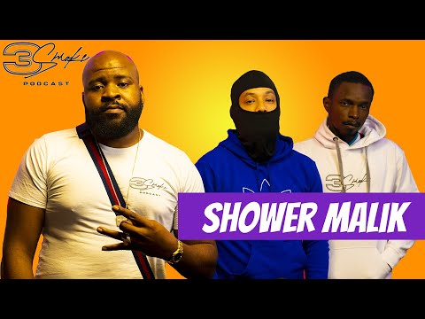 3Smoke Podcast -  Shower Malik Talks rap game growing up freestyle series prison & being mixed raced