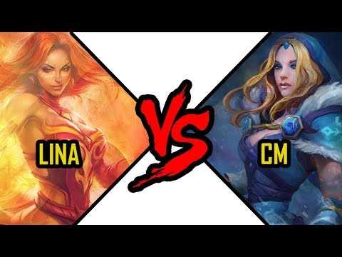 Lina vs Crystal Maiden CM Dota 2 Slayer vs Rylai fight #22