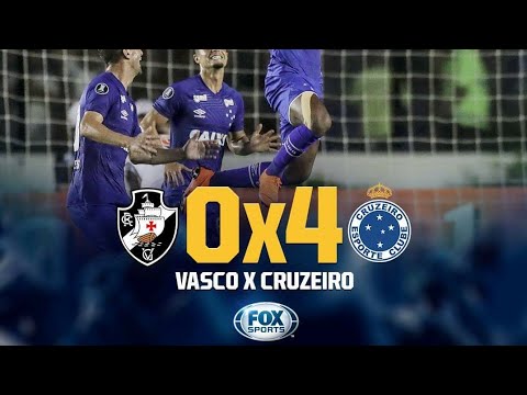 Vasco 0 x 4 Cruzeiro - Gols - Libertadores 2018 - Fox Sports Brasil HD