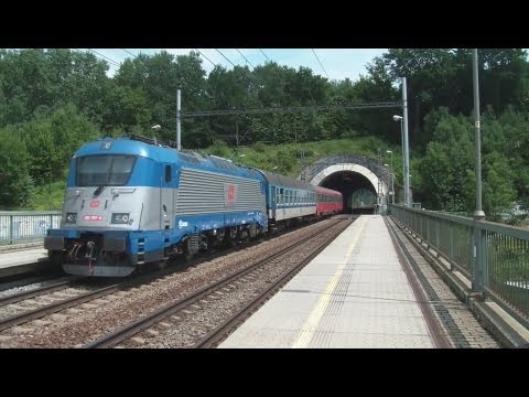 ČD 380.007 - Ex 520 VSACAN - Tatenice, Prejazd