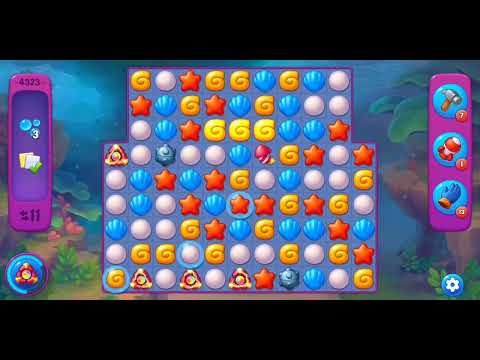 fishdom level 4323 / niveau 4323 full auto-booters