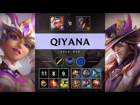 Qiyana Mid vs Twisted Fate - EUW Diamond Patch 25.11
