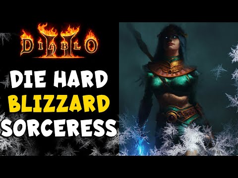 Hard to Kill Blizzard Sorceress Build (NOT Energy Shield) Diablo 2 Resurrected / D2R