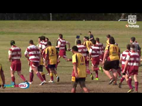 2016 NHRU Round 9 Premier 3 Highlights - Lake Macquarie Roos v University