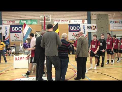 Finale BENELUX liga Handbal HV KRAS/Volendam - Initia/Hasselt