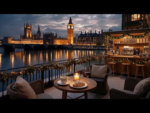 London Winter Night Café Jazz ☕ Cozy Coffee Ambience & Smooth Jazz for Focus and Relaxation