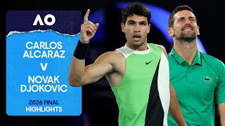 Download lagu Carlos Alcaraz v Novak Djokovic Highlights | Australian Open 2026 Final mp3