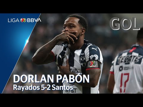 Golazo de D. Pabón | Monterrey 5 - 2  Santos | Liga BBVA MX - Cuartos de Final