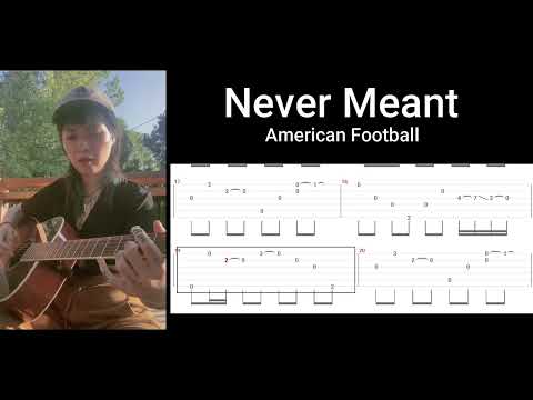 American Football - Never Meant // Guitar TAB