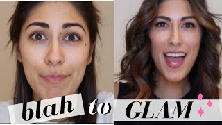 blah to GLAM | Easy evening makeup GRWM