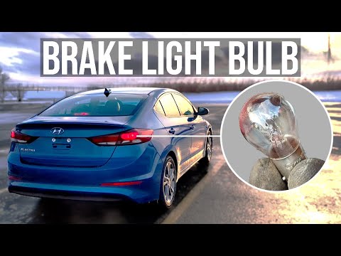 How to Replace Brake Light Bulb - Hyundai Elantra (2017-2018)