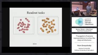 Lecture 9.2: Haim Sompolinksy - Sensory Representations in Deep Networks