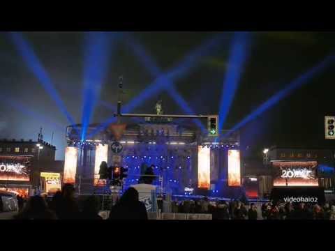 Silvester Berlin 2014 /15 auf der größten Partymeile in Deutschland  .Voransicht vom 30.12.2014