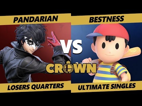 Crown 2019 SSBU - DEM | Pandarian (PT, Joker) Vs. A | BestNess (Ness) Smash Ultimate Tournament LQ